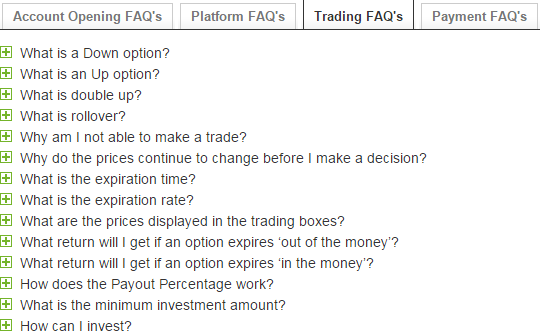 HY Options FAQ